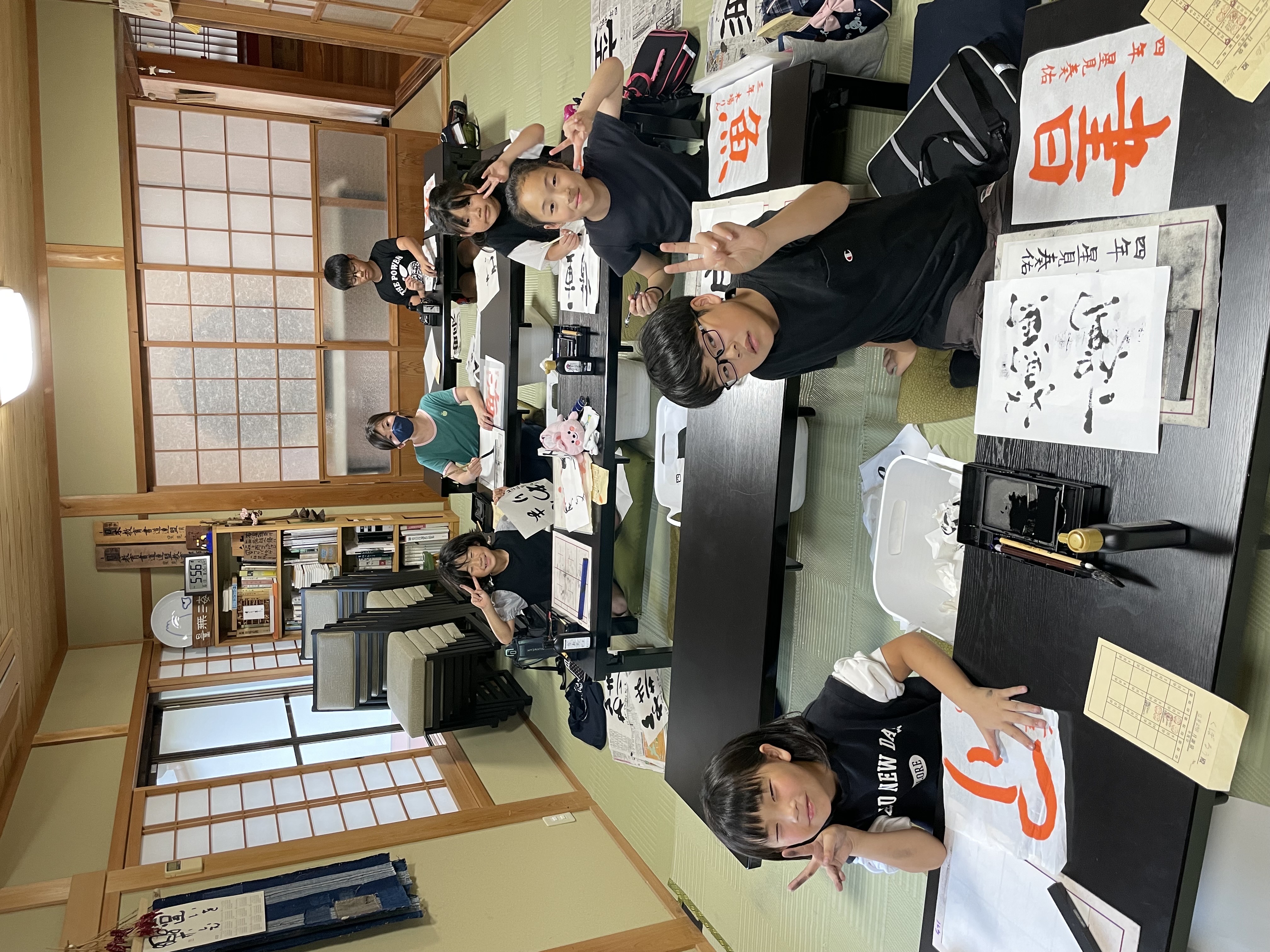 正傳寺　寺小屋　書道